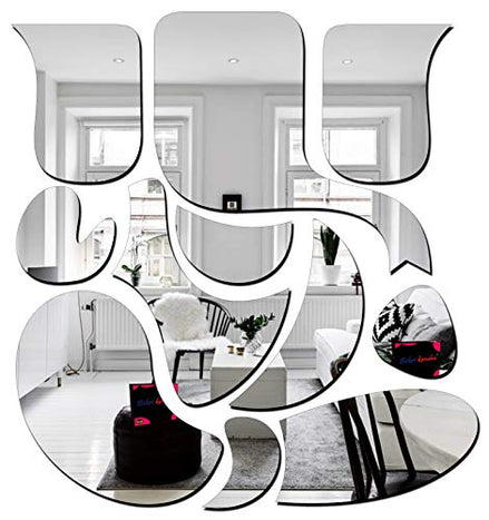Ganesha Acrylic Golden Mirror Wall Sticker