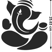 3D Acrylic Ganpati Wall Stickers