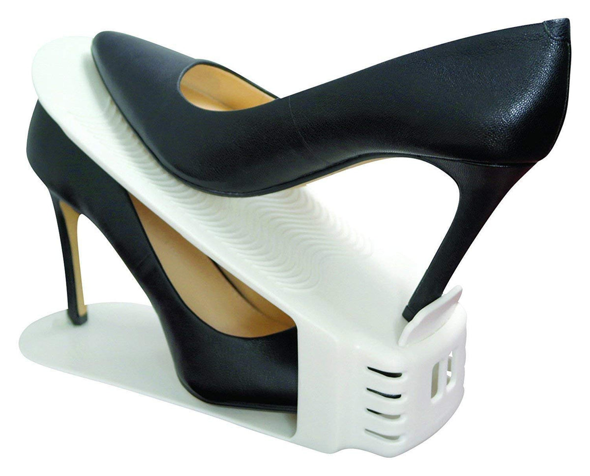 Adjustable Double-Decker Shoe Organizer