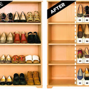 Adjustable Double-Decker Shoe Organizer