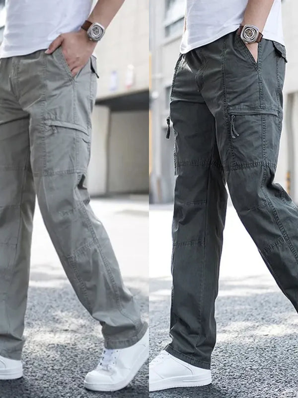 MEN'S CARGO TROUSERS STRAIGHT [PACK OF 2]