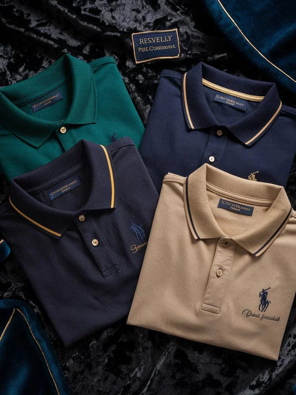 Timeless Polo Set: 4 T-Shirts