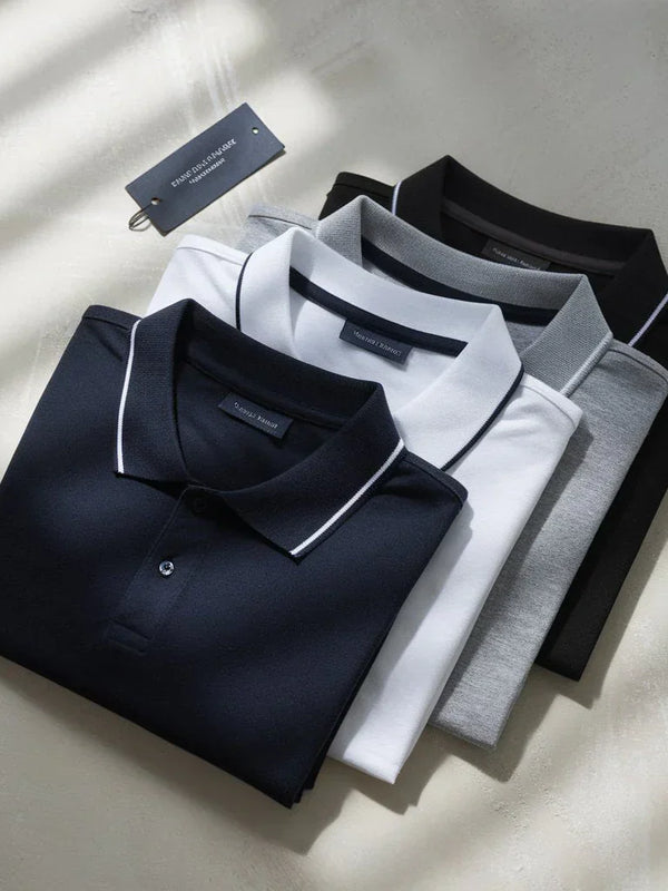 Classic Comfort: Polo T-Shirt Set of 4