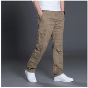 SUMMER AUTUMN FASHION MEN PANTS CASUAL COTTON LONG PANTS ( Pack of 2 )