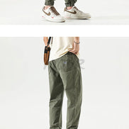MEN'S SUMMER CARGO PANTS CASUAL COTTON LONG PANTS ( Pack of 2 )