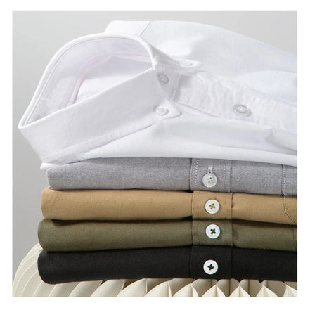 Men's 100% Cotton Long-sleeved Shirt (Pack Of 3)