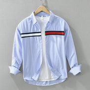 Men Cotton Loose Long Sleeve Shirt (Pack of 2)