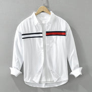 Men Cotton Loose Long Sleeve Shirt (Pack of 2)